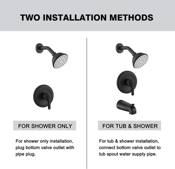 Wall Mounted Shower Faucet