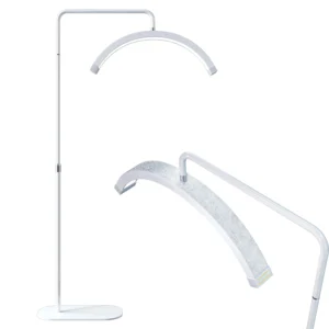 Professional 45W Golden Half Moon Ring Light Floor Lamp - Image 6