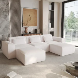 Compress Modern L Shape Modular Sectional Sofa - Image 3