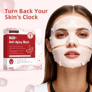 NAD+ Split-Type Collagen Face Mask Two-Piece Peptide Lifting Firming Anti-Aging Hydrogel Sheet - Image 3