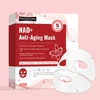 NAD+ Split-Type Collagen Face Mask Two-Piece Peptide Lifting Firming Anti-Aging Hydrogel Sheet