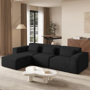 Compress Modern L Shape Modular Sectional Sofa - Image 11