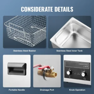 10L Digital Heater Ultrasonic Cleaning Machine - Image 5