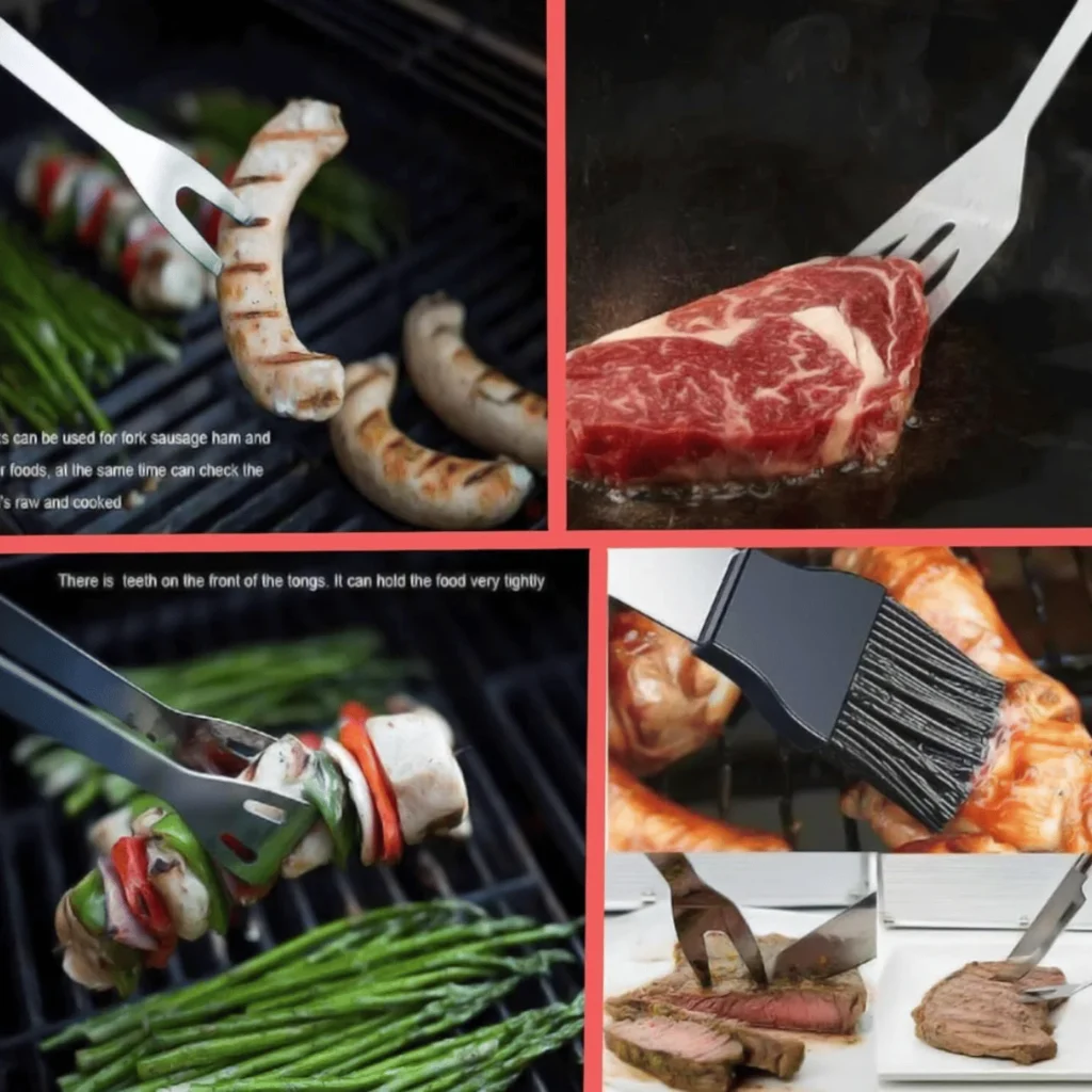 9PCS BBQ Grill Accessories Set